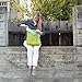 flip & tumble Premium Reusable Grocery Bag - Perfect Shopping Bag, Beach Bag, Travel Bag (Black)