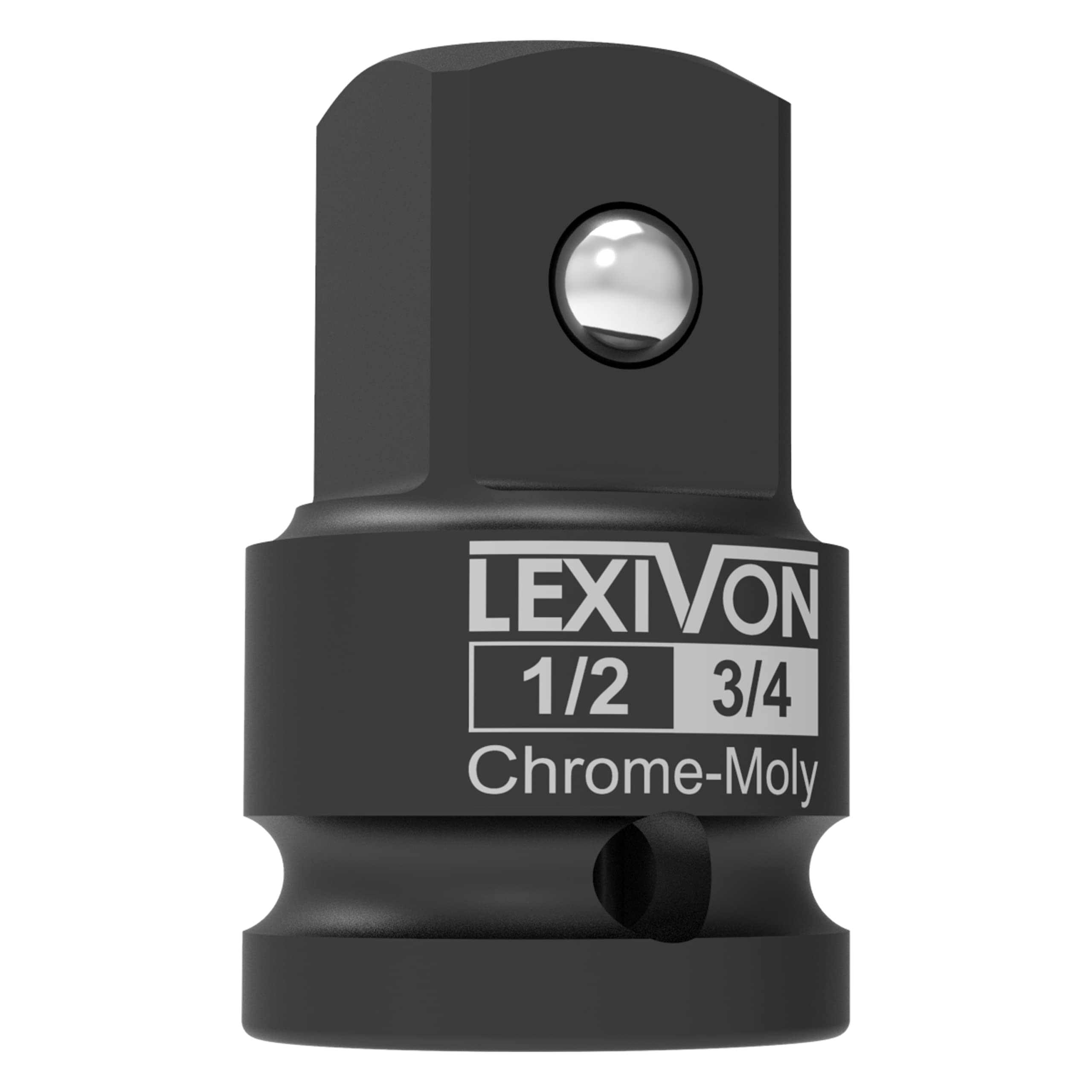 LEXIVON 1/2 Inch Impact Socket Adapter, 1/2 Female to 3/4 Male Increaser | 12.5mm to 20mm, Made of Premium Quality Chrome Vanadium Steel, Fully Impact Rated (LX-401)