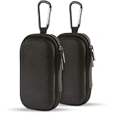 Durable MP3 Player Case, USB Flash Drive Case Bag Portable Storage Case | EVA Shockproof Hard Carrying Travel Case Bag SD Memory Cards Cable Organizer for Headset USB Cable and Electronic Accessories
