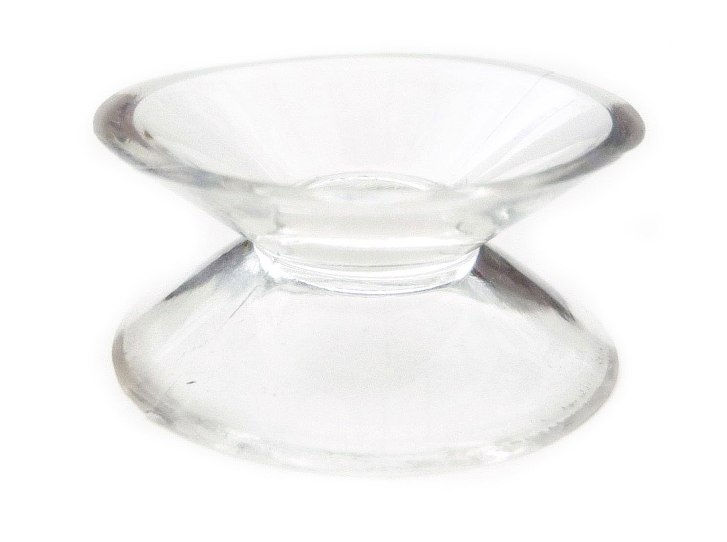 Pack of 10 x 30mm Double Sided Suction Cups/Pads/Rubber Window Suckers Clear Plastic/PVC by rubbersuckers UK. (Packet size x10)