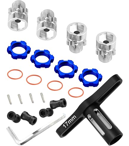 thumbnail image 2 of Hot Racing 17mm Hex Hubs For Slash 4x4 - 10mm Offset Wheel Adapters 2 of 14