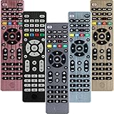 GE Universal Remote Control for Samsung, Vizio, LG, Sony, Sharp, Roku, Apple TV, RCA, Panasonic, Smart TVs, Streaming Players, Blu-ray, DVD, Simple Setup, 4-Device, Graphite, 33711, Brushed Graphite