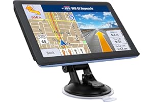 HINYFVOZ GPS Navigator for Car Truck RV - 7'' HD Touchscreen Navigation System, Latest 2025 Maps Free Lifetime Updates, Speed & Red Light Warning, Turn-by-Turn Voice Guidance, GPS Navigation for All Cars