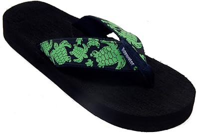 animal flip flops womens size 6