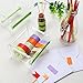 molshine 2 Pack Transparent Desktop Multi Washi Masking Tape Storage Dispenser,Tape Cutter,Tape Roll Holder (Not Include Masking Tape) (Green)