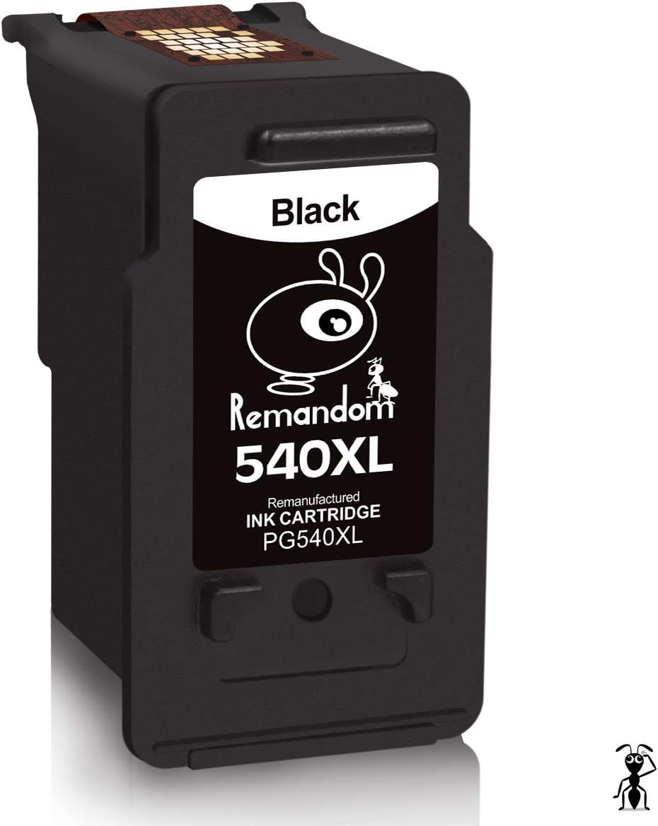 Remandom For Canon PG 540 540XL Remanufactured Ink Cartridges For Canon Pixma TS5150 TS5151 MG3650 MG4250 3600 4200 3650S 3550 3500 MX475 MG3100 3150 2150 2250 MX525 455 395 375 Printer(1BK)