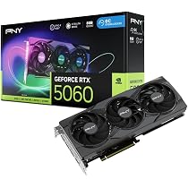 PNY NVIDIA GeForce RTX™ 5060 8GB ARGB Overclocked Triple Fan