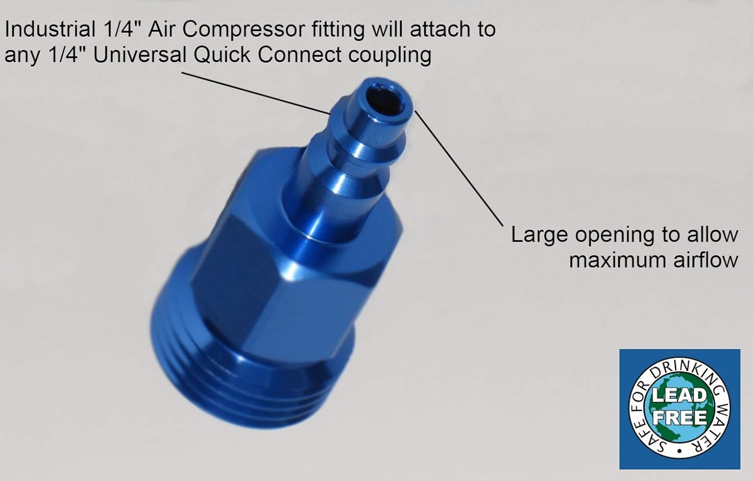 Winterize Mfg. Heavy-Duty Quick Connect Air Compressor Blow Out Plug for RV, Travel Trailer, or Boat: Automotive