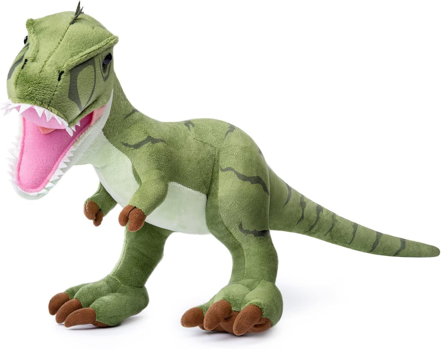 Tiny Heart T-Rex Dinosaur Stuffed Animal Plush Toy, Green, 19” — image 1