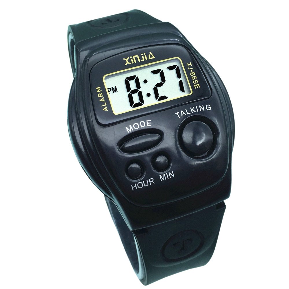 VISIOYO English Talking Watch Digital Sports Watch with