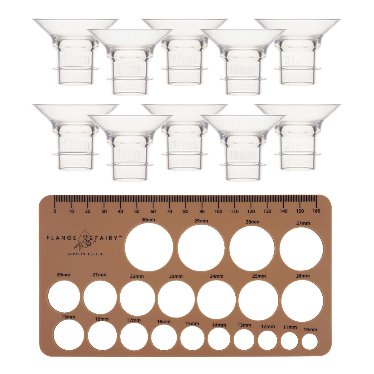 Mua Breast Pump Flange Sizing Kit - Flange Insert & Nipple Ruler - 10 ...