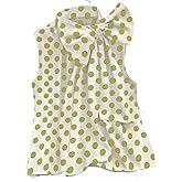 Floerns Women's Summer Dressy Tank Top Polka Dots Bow Sleeveless Business Casual Tops Blouses Office Work Shirt