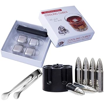 Piedras De Whisky No Diluyentes, Cubitos De Hielo De Acero ...
