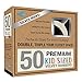 Closet Complete Kids Size, Premium Heavyweight, Virtually-Unbreakable, Velvet Hangers – Ultra-Thin, Space Saving, No-Slip, 360º Spin, Perfectly Sized for Kids 4-15 Years, Ivory, Set of 50