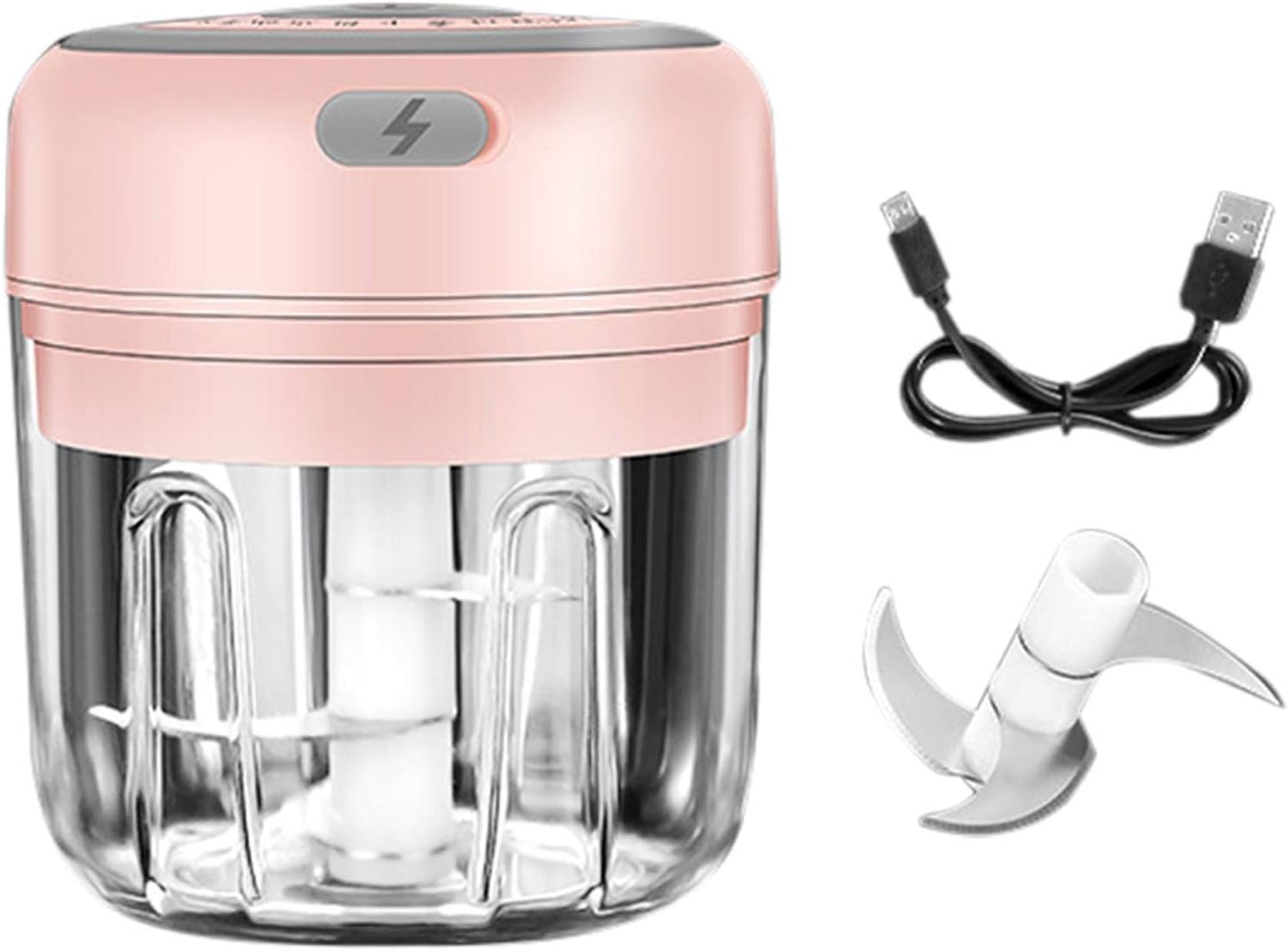 Electric Garlic Masher Portable Mini Garlic Chopper Garlic