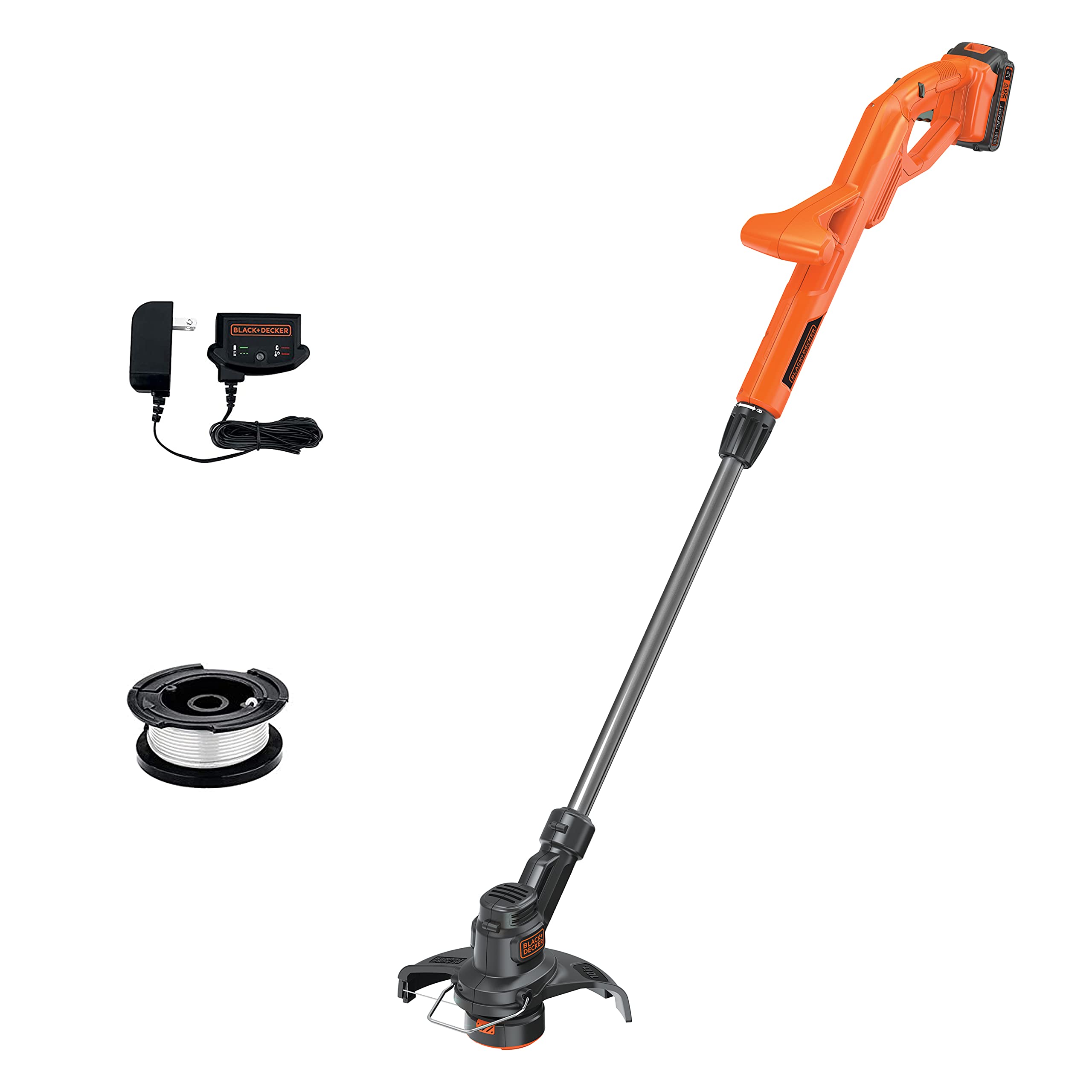 BLACK+DECKER 20V MAX String Trimmer/Edger Kit, 10-Inch (LST201) on