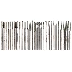 Yakamoz 30Pcs 2.35mm Shank Titanium-Coated Diamond
