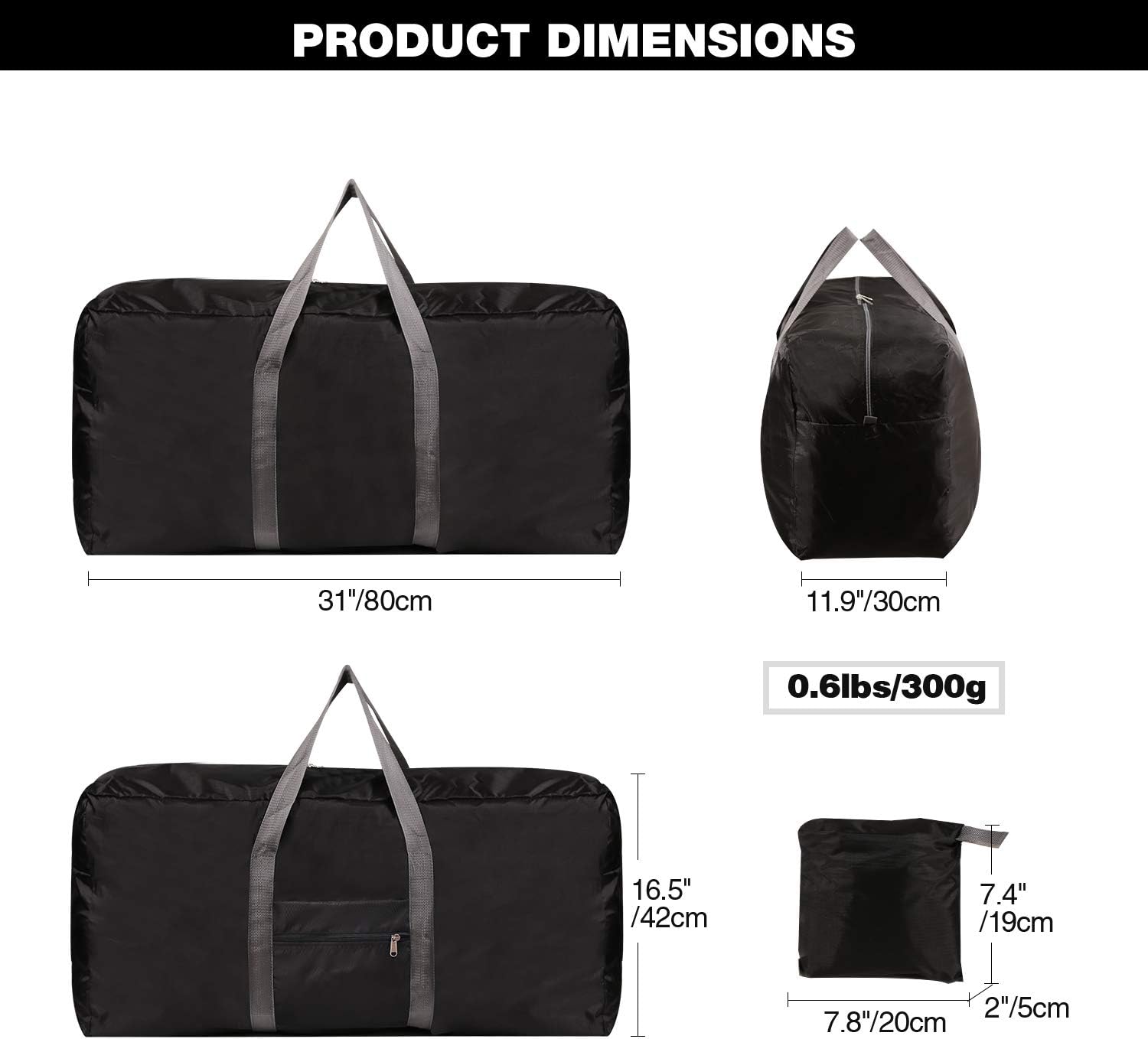 Redcamp Extra Large Duffle Bag