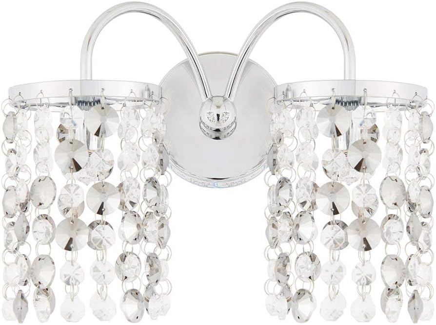 Pagazzi Rosemont 2 Light Wall Light Polished Chrome EBR1681