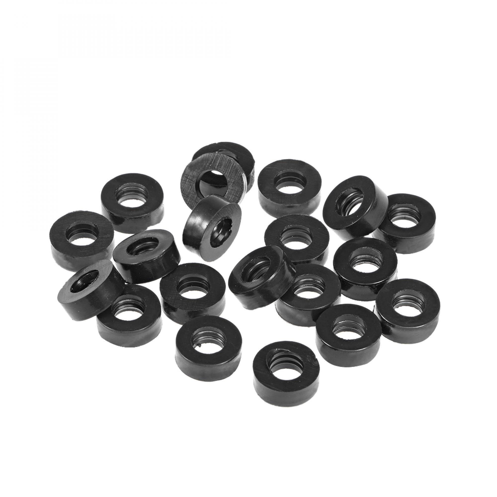 sourcing map Rubber Flat Washers 12mm OD 6mm ID 4.5mm Thickness for Faucet Pipe Water Hose, Pack of 20