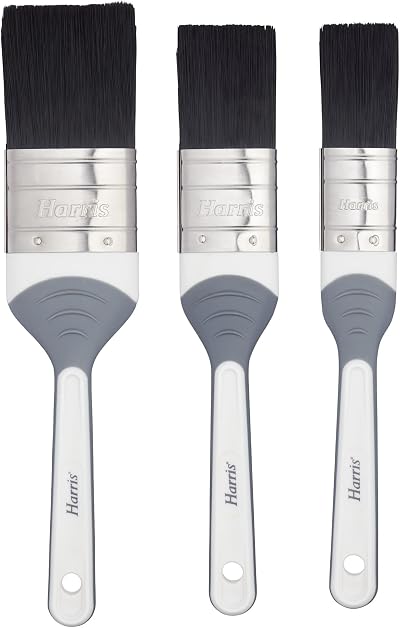 Harris Seriously Good 3 Pack Gloss Flat Brush Set 1in 1.5in 2in