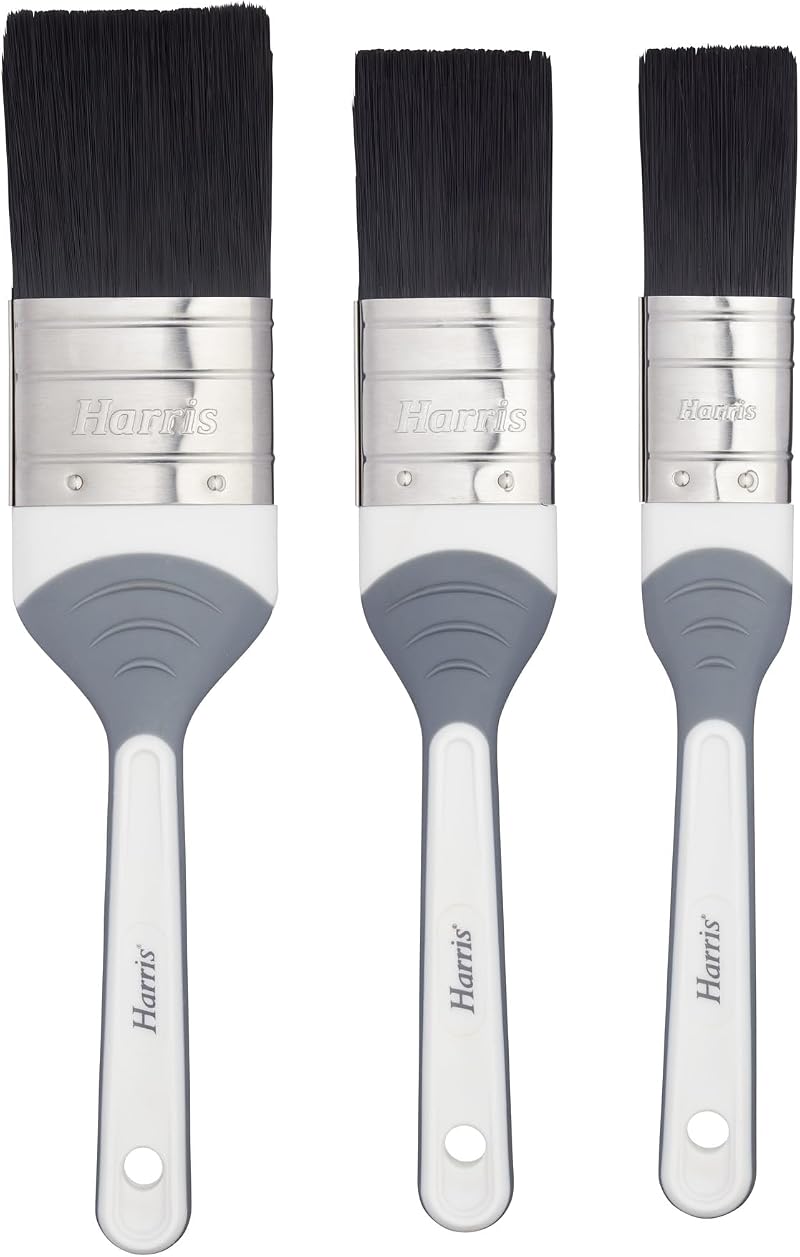 Harris Seriously Good 3 Pack Gloss Flat Brush Set 1in 1.5in 2in