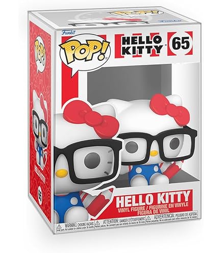 Amazon.com: Funko Pop! Hello Kitty 65 - Hello Kitty Hipster Nerd