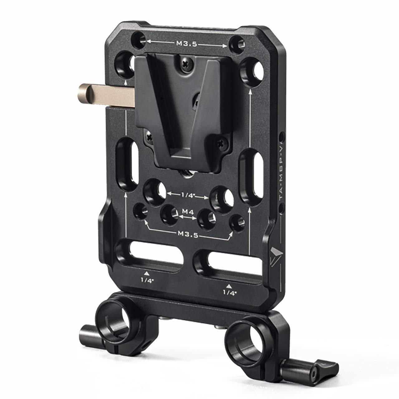 (Big) Tilta TA-MBP-K1-V Tiltaing Mini V-mount Battery Plate + 15mm Rod Adapter ( Battery Not Included , No Power Ports）
