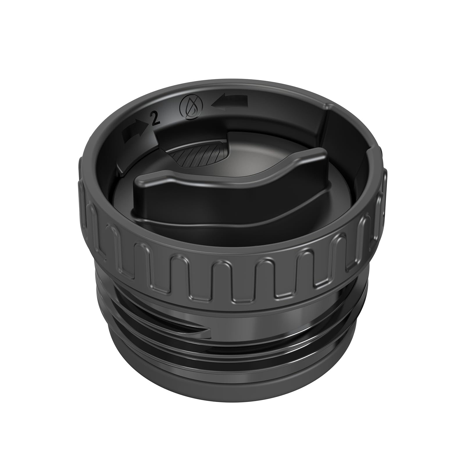 Super Sparrow Original Spare Parts - Wide Mouth Water Bottle Lid - BPA Free - Leakproof ThermosBottle Lid - Suitable for 500ml / 750ml / 1000ml Vacuum Insulated Flask