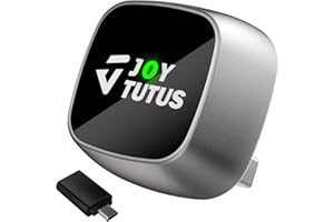 JOYTUTUS Wireless CarPlay Adapter, 2026 Upgrade Wired to Wireless for iPhone CarPlay & Android Auto, Adapter Compatible with 
