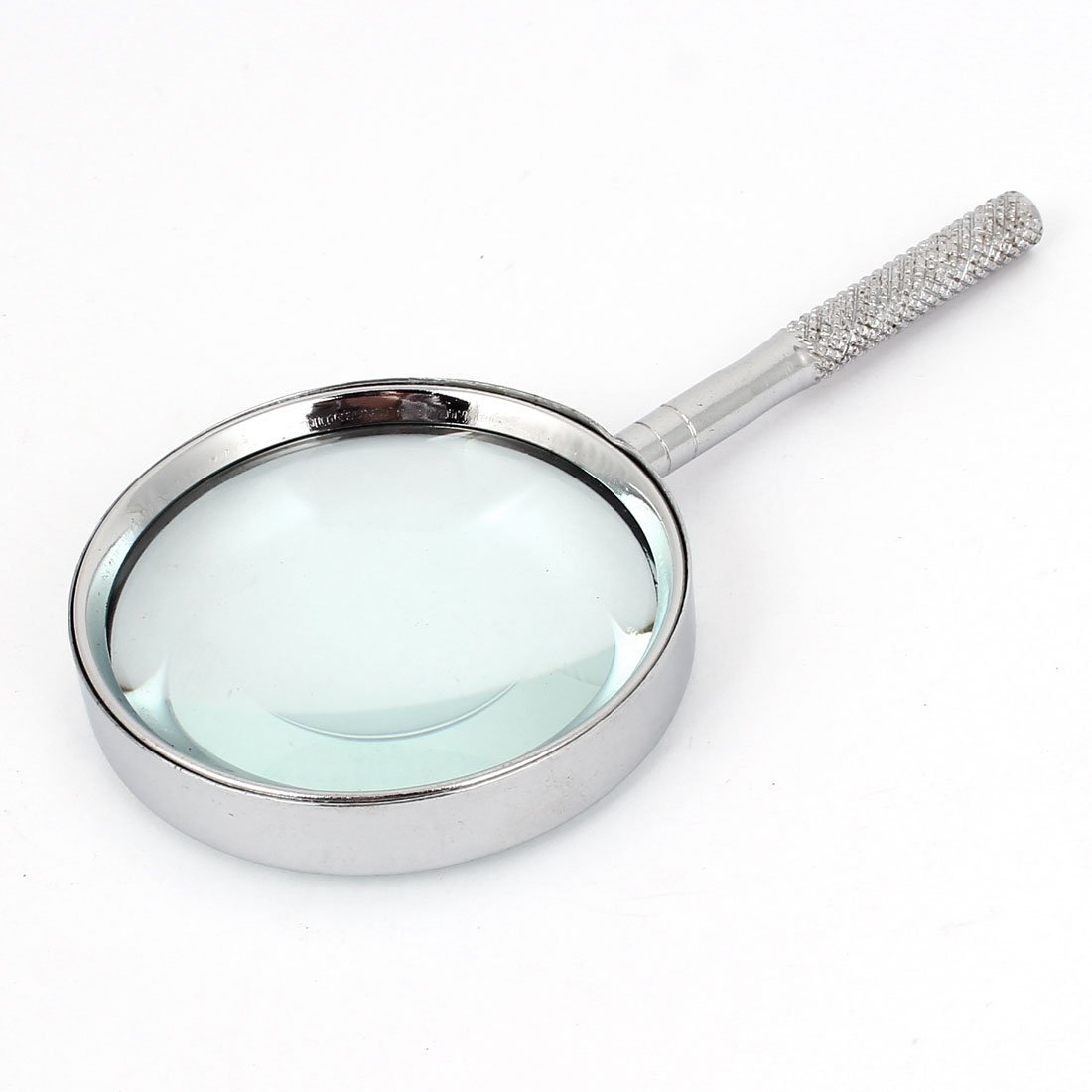 Sourcingmap Metal Shell 6X Magnifying Glass Magnifier 60mm Dia Lens Silver Tone