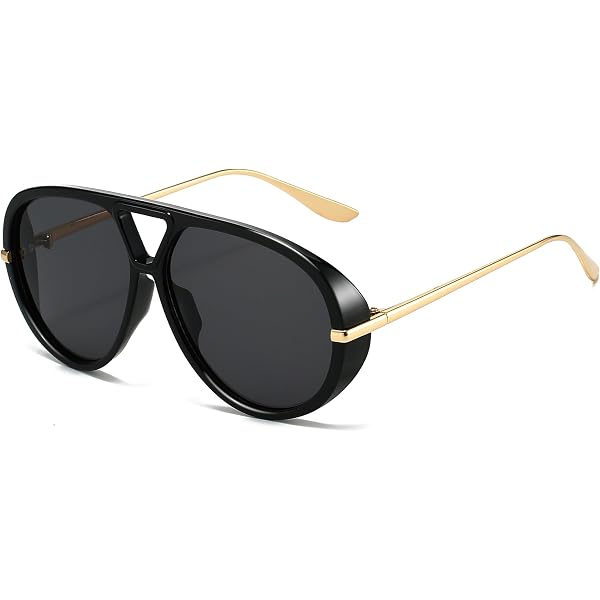 COASION Retro Oversized Aviator Sunglasses for Women  display picture 3