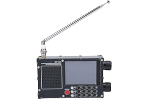 Jectse Full Band Radio FM LW MW SW Shortwave Radio with Advanced Algorithms, RDS Display, Digital Keyboard, Powerful Battery,