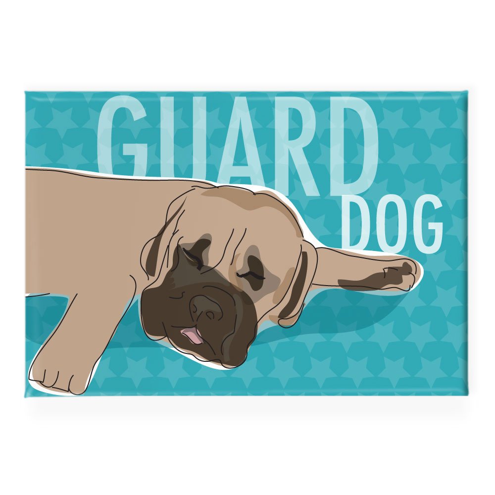 Pop de Perro Dormir Perro guardián Bullmastiff imán para Nevera ...