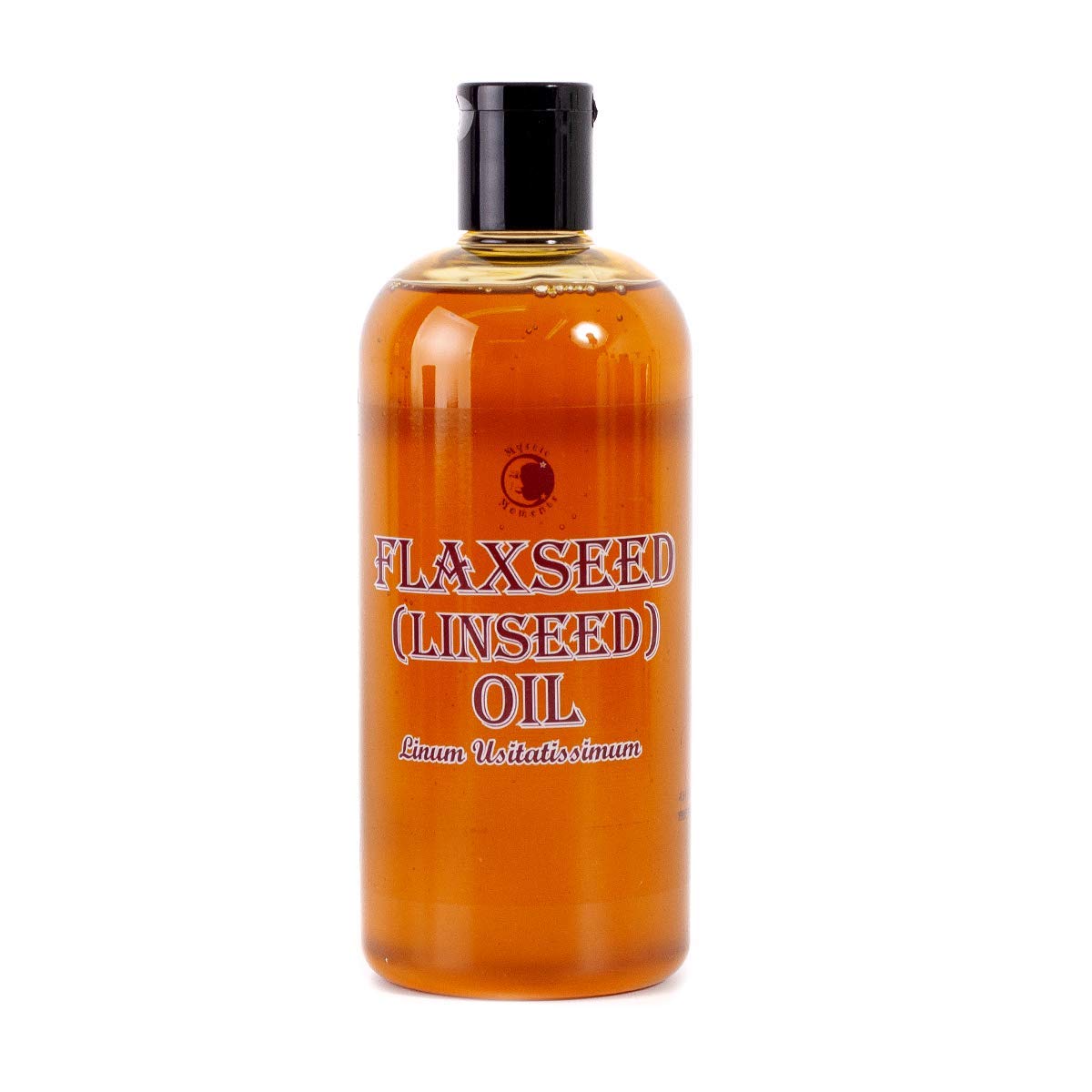 Mystic Moments| Flaxseed (Linseed) Carrier Oil 500ml | Linum usitatissimum | Nourishing Conditioning Oil for Skin & Hair | Natural Carrier for Massage, Aromatherapy & Cosmetic Use — image 1