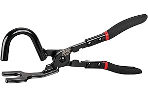 Performance Tool W80687 Exhaust Hanger Pliers - Cushion Grips, Remove Rubber Exhaust Hanger Supports, Cars, Trucks, Universal