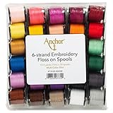 Anchor Hand Embroidery Floss on Spools, 30ct of