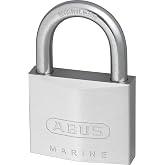 ABUS 75IB/50 KD Marine Grade Chrome Plated Brass Padlock | Stainless Steel Shackle, Keyed Different
