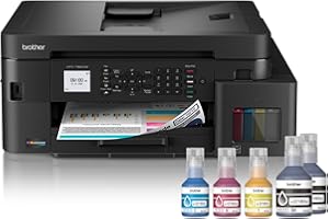 Brother INKvestment Tank MFC-T980DW Inkjet All-in-One Printer, Copier, Scanner, Fax, Wireless and Ethernet Colour with Multip