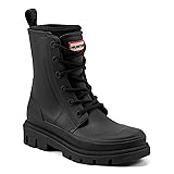 Hunter Women's Diana Waterproof Rain Boot, Black, 10
