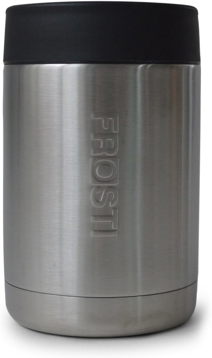 12 oz Can Cooler - Stainless Steel Double Wall Vacuum Insulated