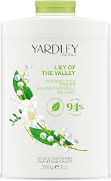 Yardley London Lily of The Valley Perfumed Body Powder Dusting 200g view 1