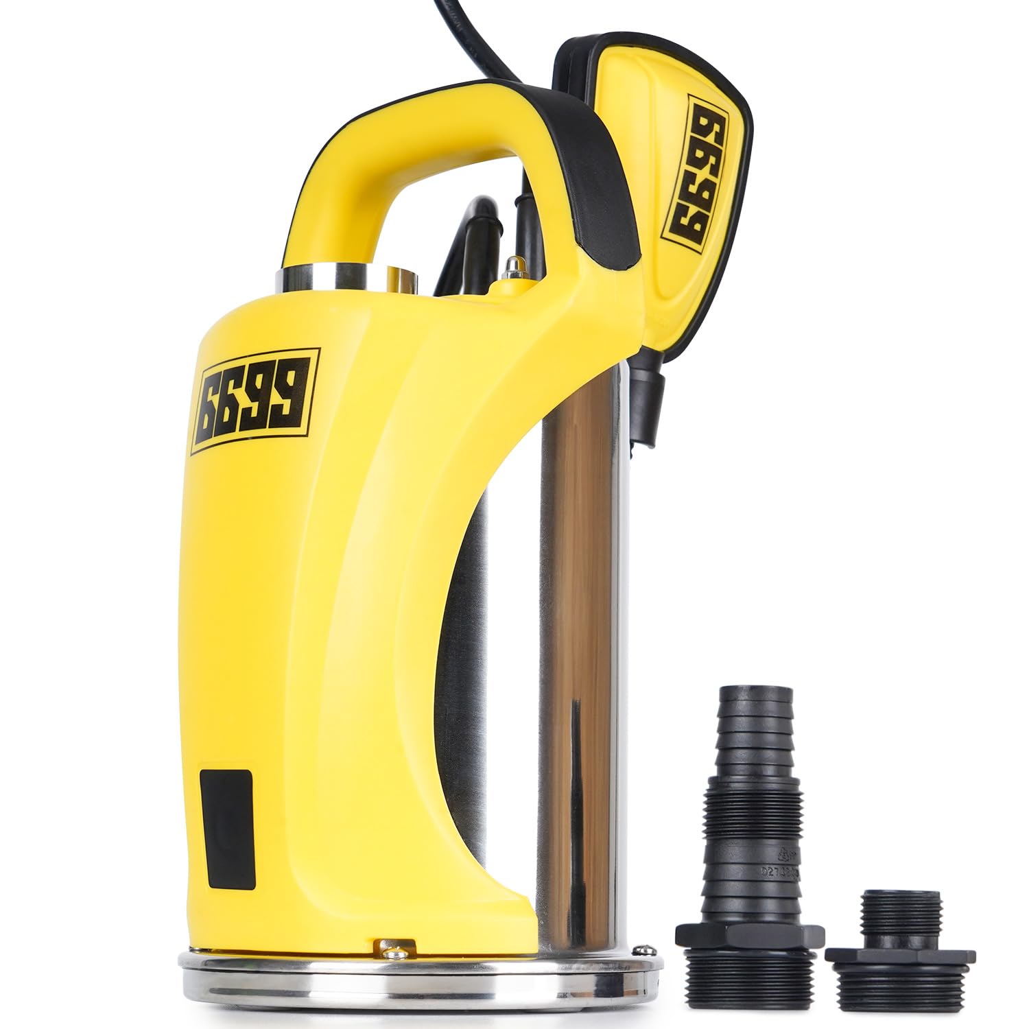 Photo 1 of 6699 3/4HP Submersible Water Pump 3000GPH Stainless Steel Sump Pump with Adjustable Float Switch for Draining Water from Pool Hot Tub Flooded House Rain Barrel Pit Crawl Space SUB 3000SS