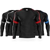Sanabul Core Long Sleeve Jiu Jitsu Rash Guard MMA BJJ Wrestling Shirt Grappling