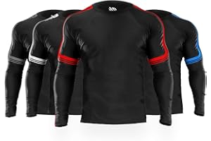 Sanabul CORE Long Sleeve Compression Training Rash Guard for MMA BJJ Wrestling