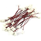 Leegoal 10pcs Connector Adapter Cable LED PCB Strip 3528 to 3528 Single Color 8mm Free Welding