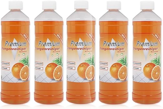 5 X 1 Liter Premium Orangenreiniger Konzentrat Spezialreiniger Orangenduft Amazon De Drogerie Korperpflege
