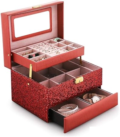 Cajas para joyas Caja Para Joyas Joyero Caja Organizador De Joyas Caja De Joyería Caja De