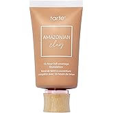 tarte Amazonian clay 16-hour full coverage foundation – Matte Finish Foundation with Amazonian Clay & Vitamin E for Hydration & Smooth Looking Skin, Vegan & Cruelty Free