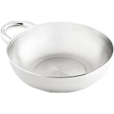 GSI Outdoors Glacier Stainless Bowl I 9-inch Stainless Steel Camping &amp; Travel Bowl with Handle